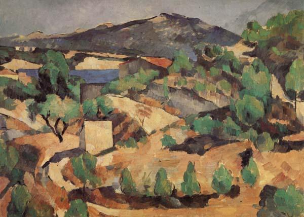 Paul Cezanne Mountains seen from l'Estaque